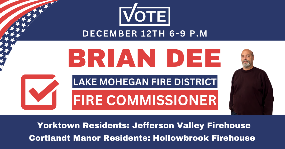 IAFF Local 2956 endorsement logo for Brian Dee in the 2023 Fire Commissioner election.